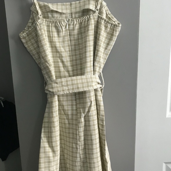 Nasty Gal Checkered Mini Dress with Belt - Picture 4 of 4